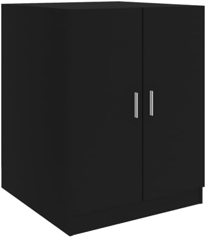 vidaXL Waschmaschinenschrank Schwarz 71x71,5x91,5 cm
