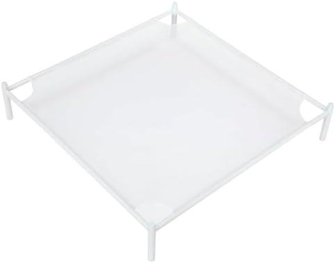 Xbopetda Trockenständer, Pullover-Wäscheständer, Mesh Wäscheständer, Stapelbare Wäsche Wäscheständer, Schnell Trocknende Rack für Pullover, Socken, Spielzeug, Tragbarer Trockenständer (Weiß)