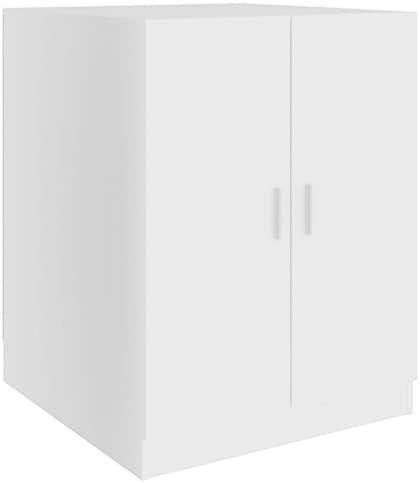 vidaXL Waschmaschinenschrank Badschrank Badmöbel Badezimmerschrank Schrank Badezimmermöbel Trocknerschrank Weiß 71x71,5x91,5cm