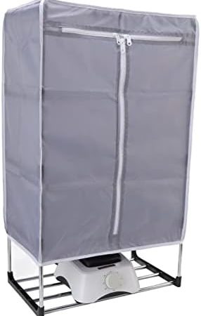 CHICIRIS Tragbarer Schuhtrockner, 1000 W, Edelstahlstangen, Schuhtrockner, Praktisch, Praktisch für die Wohnung (EU-Stecker 220 V)