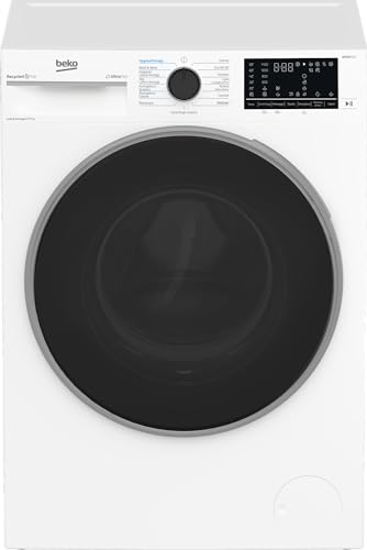 Beko - BDT510744S - Waschtrockner Standard, 10/7 kg, 1400 U/min, Klasse D/A, Touch-Display, Invertermotor, Dampffunktion, selbstreinigende Waschmittelschublade, Schale aus recyceltem PET-Kunststoff