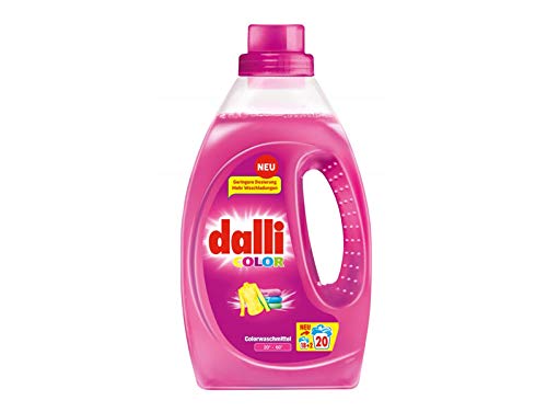 Dalli Color Waschmittel mit Leuchtkraft Formel 20WL 1100ml 3er Pack