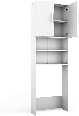 Vicco Waschmaschinenschrank, Weiß, 64 x 190 cm