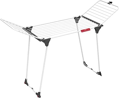 Vileda King Wäscheständer, 20 m Trockenleinenlänge, Kleinteilehalterung