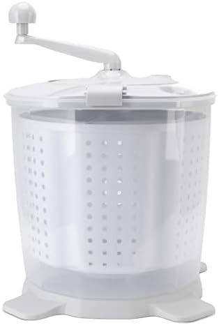 Tragbare Waschmaschine 2 in 1 Mini-Wäscheschleuder mit Handkurbel für Schlafsäle, Apartments, Camping, Wohnmobile – Waschmaschine und Trockner – Manuell, Nicht Elektrisch