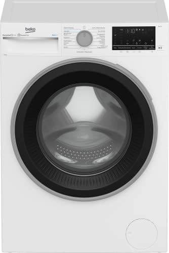 Beko B3WFT510413W b300 Waschmaschine, Waschvollautomat, 10 kg, SteamCure-Dampffunktion, AddXtra-Nachlegefunktion, Ironfast für leichteres Bügeln, Watersafe, AquaWave-Schontrommel, Weiß
