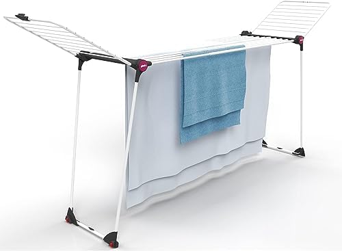GIMI Wäscheständer Dinamic 30, Edelstahl, Metall, Mehrfarbig