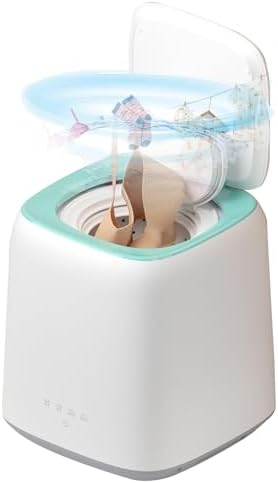 Vollautomatische Kleine Waschmaschine, 7 L Automatische Mini-Waschmaschine, Tragbare Desinfektion Waschmaschine und Ruhig Schleudertrockner, für Wohnheim, Familienwohnung, Wohnmobil