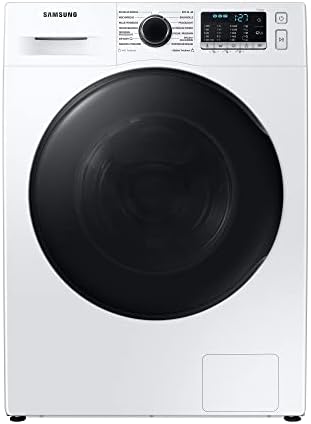 Samsung WD91TA049BE/EG Waschtrockner, 9/6 kg, 1400 U/min, Ecobubble, AirWash, Hygiene-Dampfprogramm, Weiß