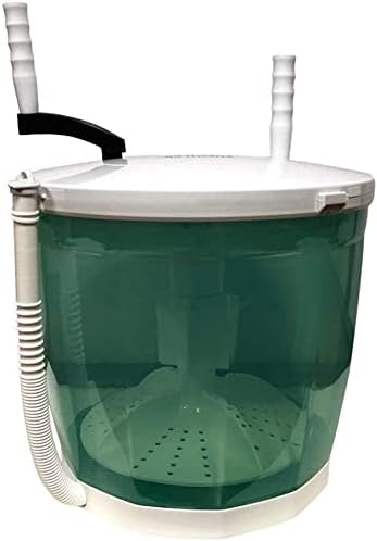 LZXH Mini-Waschmaschine Tragbare Waschmaschine Schüler-Mini-Waschmaschine und Wäscheschleuder Tragbar mit Handkurbel, Nicht elektrisch Hält bis zu 2 kg für Camping-Outdoor-Apartments Reiseschlafsaal