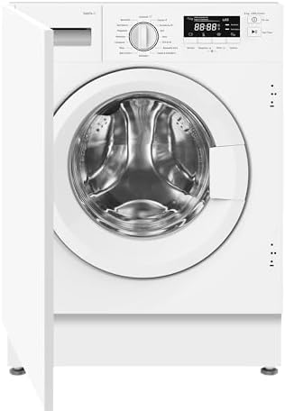 Amica EWA 34657-1 W Einbau-Waschmaschine / 8kg Fassungsvermögen / 1.400 Umdrehungen/min. / 16 Programme/BLDC-Motor/Startzeitvorwahl/AutoSensor Mengenautomatik/Schaumerkennung