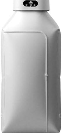 Elektrischer Wäschetrockner, 1200W Tragbarer Wäschetrockner mit Wäschesack und Haken, Klein Kleiderschrank Beheizter Wäscheständer mit Timer, UV Sterilisation für Zuhause, Wäsche, Reisen, EU Stecker