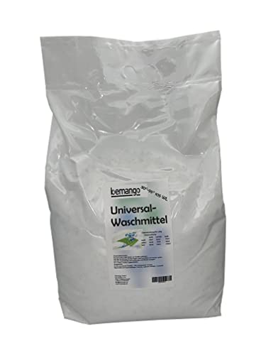 Bemango Universal Waschpulver/Waschmittel/Vollwaschmittel/Colorwaschmittel 1x10kg wohlriechend, für alle Wäschearten, ergiebig
