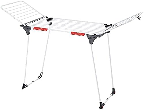 Vileda KING plus Wäscheständer, Leinenlänge: 20 m für 1-2 Waschladungen, XXL-Leinen, 2 Kleinteilehalter, Eco-Verpackung