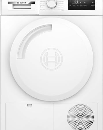 Bosch Hausgeräte WTN83203 Serie 4 Kondenstrockner, 8 kg, Auto Dry: optimale Trocknung, Anti-Vibration-Design: mehr Standfestigkeit, Rekordverdächtig schnell, Sensitive-Drying-System