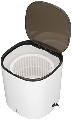 TOPINCN Tragbare 4,5-Liter-Waschmaschine mit Schleuderablaufkorb, Mini-Kleinturbinen-Wäschewaschmaschine für Reisewohnungen, Wohnmobile, 100 Bis 240 V (EU-Stecker)