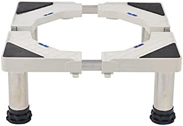 Kühlschrank Waschmaschine Sockel Höhe15cm Anti-Scratch Untergestell Podeste & Rahmen für Trockner Verstellbare Länge 50-75cm Stand für Geschirrspüler (4 legs,19-22cm)