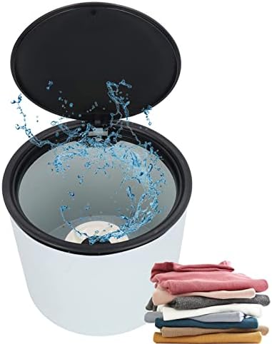5L 5V 2A Tragbare Waschmaschine Mini-Turbinenwaschmaschine USB-Stromversorgung Geräuscharm Starker ABS-Leistungsstarker Motor Tragbare Waschmaschine für Socken Unterwäsche Wohnung Reise Persönlich