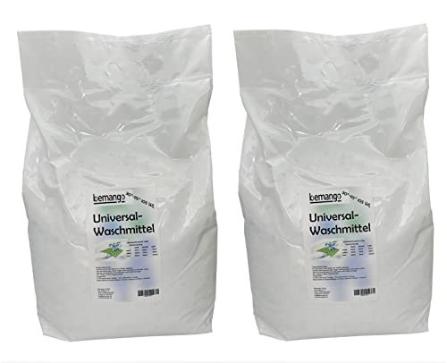 Bemango Universal Waschpulver/Waschmittel/Vollwaschmittel/Colorwaschmittel 2x10kg wohlriechend