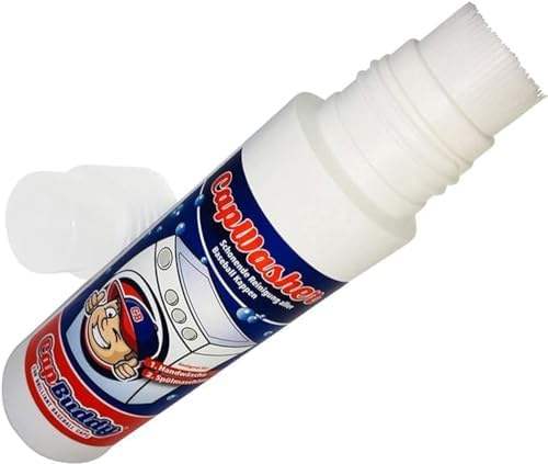 Cap Buddy Cap Washer Kappenreiniger mit Bürstenflasche für New Era und Flexfit Kappen um Baseballmützen von Herren Snapback bis Trucker Einfachste Art deine Basecap zu Reinigen und Waschen