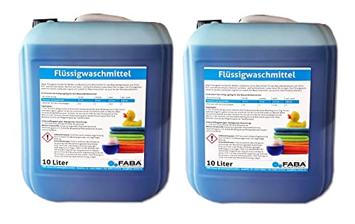 Flüssigwaschmittel Vollwaschmittel 2x10 L blau