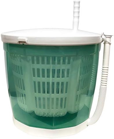 BOSUGE Tragbare Mini-Handwaschmaschine, handbetriebene, Nicht elektrische, manuelle, kompakte Wäscheschleuder, Schleuder, geeignet für Schlafsaal, Einzel, Übung, 1