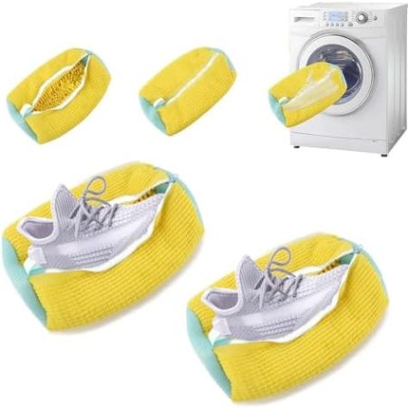 WANSHI Schuhwaschbeutel Waschmaschine,Sneaker Wäschesack, Wäschenetz,Schuhewasch Waschbeutel Maschine beutel ,Wäschesack Gepolstert Für Schuhe Waschmaschine