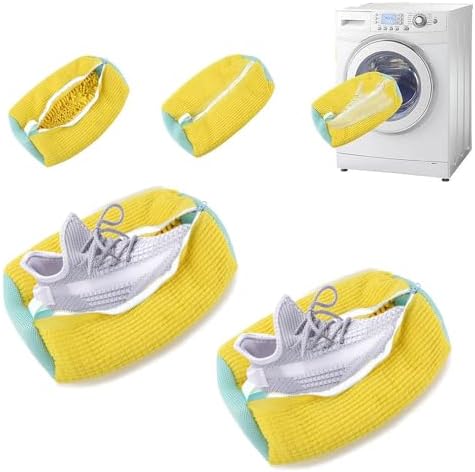 WANSHI Schuhwaschbeutel Waschmaschine,Sneaker Wäschesack, Wäschenetz,Schuhewasch Waschbeutel Maschine beutel ,Wäschesack Gepolstert Für Schuhe Waschmaschine
