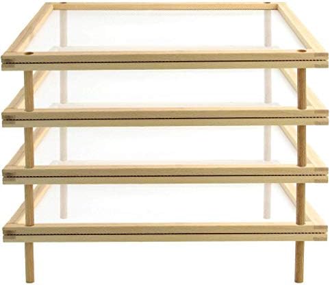 Eppicotispai Set mit 4 stapelbaren Trocknern zur Montage in einem 4-stöckigen Lebensmitteltrockner