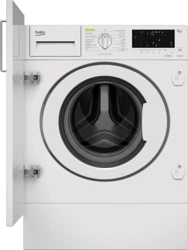 Beko WDW85141Steam1 Waschtrockner, 8 kg Waschen, 5 kg Trocknen, Touch-Display mit Startzeitvorwahl 0-24 h, Bluetooth, Dampffunktion, Nachlegefunktion, ProSmart Inverter Motor, Weiß