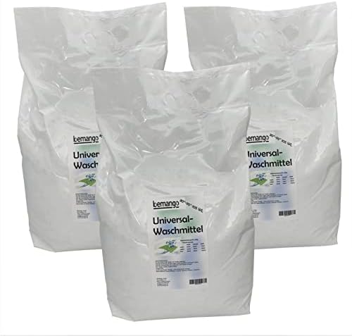 Bemango Universal Waschpulver Waschmittel Vollwaschmittel Colorwaschmittel 3x10kg wohlriechend