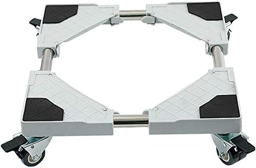 Multifunktionale Möbel Dolly Roller Base Verstellbarer Kühlschrankständer mit beweglicher Basis für Waschmaschine, Kühlschrank und Trockner (4 Räder)