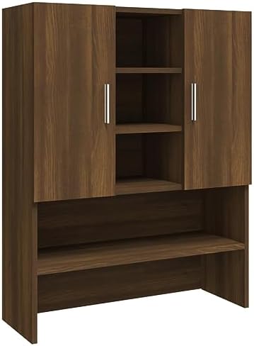 vidaXL Waschmaschinenschrank Braun Eichen-Optik 70,5x25,5x90 cm