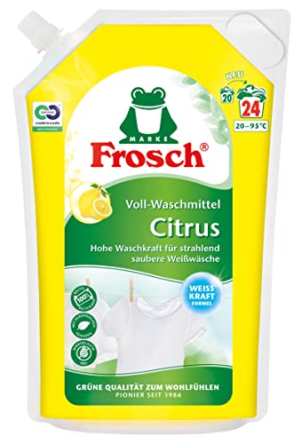 Frosch Voll-Waschmittel Gel Citrus, 1,8 l