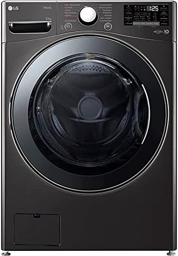 LG Electronics F11WM17TS2B | 17 kg| Energie E|Großes Fassungsvermögen| Schwarz