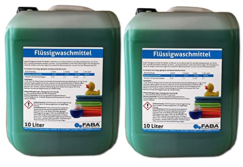 FABA Fl?ssigwaschmittel gr?n 2x10L in Kanistern