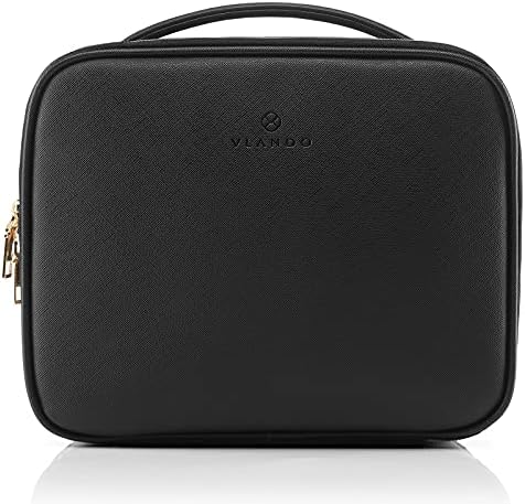 Vlando Reise Kosmetiktasche Große Schminktasche,Makeup Tasche für Damen Frauen Mädchen Männer,Wasserdicht Waschtasche Tragbare Make-up-Tasche Organizer,Kosmetiktaschen,Kosmetikkoffer