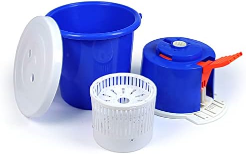 Fußbetriebene Mini-Waschmaschine Tragbare Nicht elektrische Wäschewanne 2 in1 Schlafsaal Arbeitsplatte Manuelle Waschmaschine mit Trockner für Camping Dorms Apartments Travel