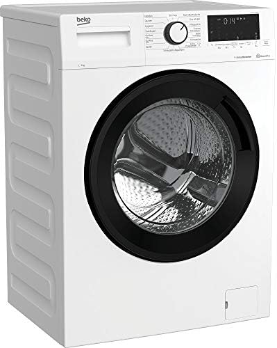 Beko WML71465S b300 freistehende Waschmaschine, 7 kg, Waschvollautomat, 1400 U/min, Bluetooth, AquaWave, ProSmart Inverter Motor, Nachlegefunktion, Fleckenprogramm, Weiß