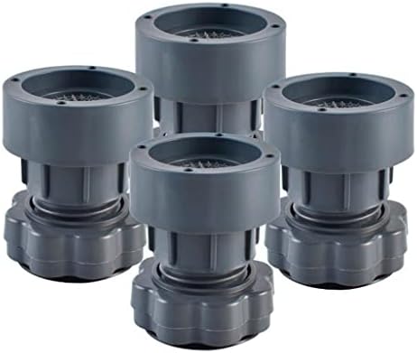 4 Stück Matte Stoßdämpfende Anti-Vibrationspads für Waschmaschine verstellbar