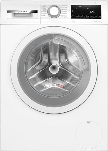 Bosch Hausgeräte WNA134V0 Serie 6 Einbau-Waschtrockner, 7 kg Waschen und 4 kg Trocknen, 1400 UpM, Beladungsmenge 7/4 kg, Auto Dry: optimale Trocknung, Sportswear-Programm, Schnell/Mix leise