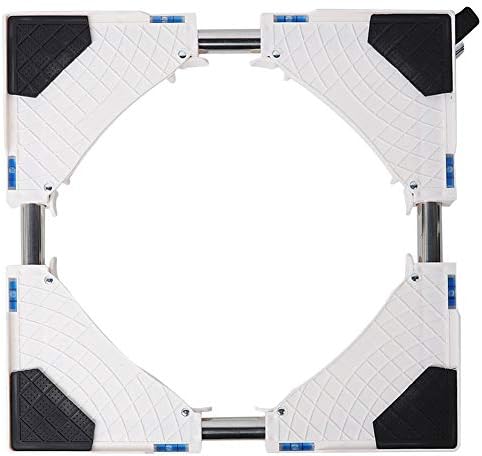 Verstellbarer Geräteständer, Mobiler Roller Mit Bremse, 4 Schwenkräder, Mobile Basis Für Trockner, Kühlschrank, Waschmaschine