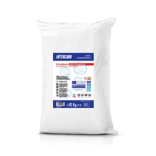 10 kg Waschpulver für Waschmaschinen | Für weiße und farbige Kleidung | Pulverwaschmittel | Profi Reinigungskraft | 10kg Sack
