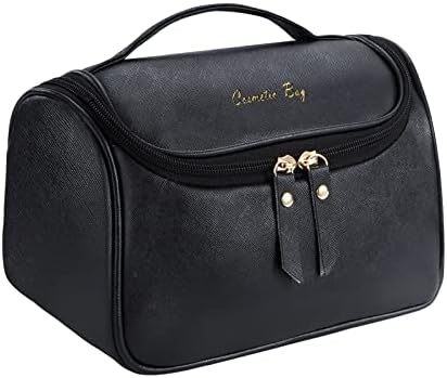 Kosmetiktasche Reise Makeup Tasche Groß Kapazität Tragbare Schminktasche Organizer Pu Leder Wasserdicht Waschtasche für Mädchen Frauen