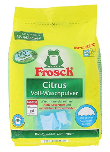Frosch Citrus Voll-Waschpulver 18WL (1,35 kg)