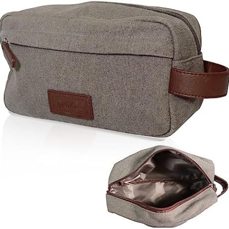 Kulturtasche für Herren und Damen, Grosser und Robuster Kulturbeutel, viel Stauraum und Platz, Premium Waschtasche für Männer und Frauen, Kosmetiktasche mit Seitentasche, Wasserabweisend