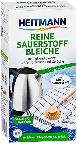 Heitmann Reine Sauerstoff Bleiche Für Hygienische Sauberkeit Hohe Waschkraft mit Soda und Sauerstoff, Vegane, 0.38 Kg