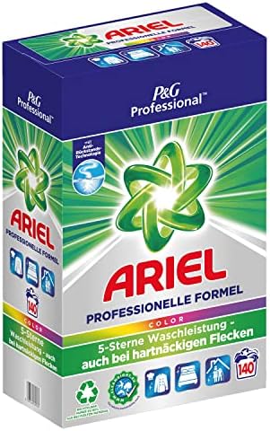 Ariel Professional Pulver Colorwaschmittel, 140 Waschladungen, 9.1kg