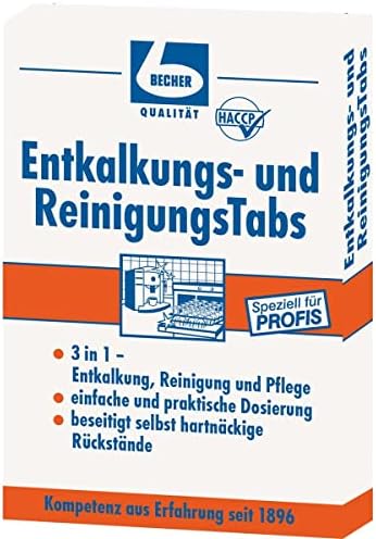 Entkalkungstabletten für Kaffeevollautomaten 3 in 1 Reinigung, Entkalkung und Pflege Inhalt: 8 Tabs a 18g Geeignet für Kaffeevollautomaten, Spülmaschinen und Waschmaschinen geeignet.