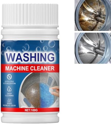 Waschmaschinenreiniger,Waschmaschine Reiniger Schaum,Waschmaschine Deep Clean,Solide Reiniger Tablette,Reinigungsblatt zur Desodorierung,Dekontamination und Entkalkung des Waschmaschinentanks
